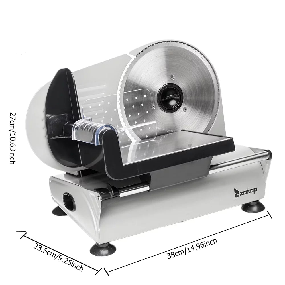 7.5" Semi-automatic Belt Cutter Deli Food Slicer N7824