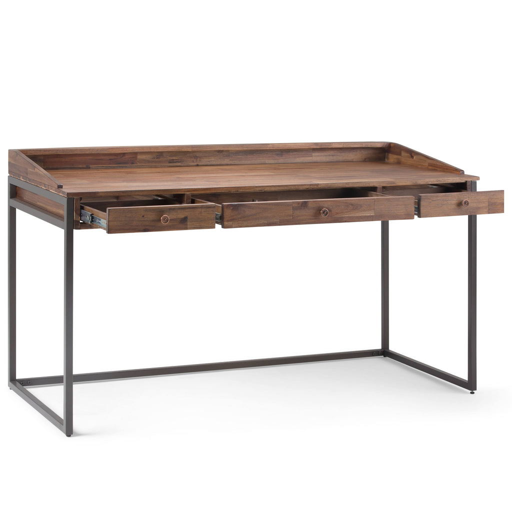 Solid Acacia Wood Writing Office Desk N474862