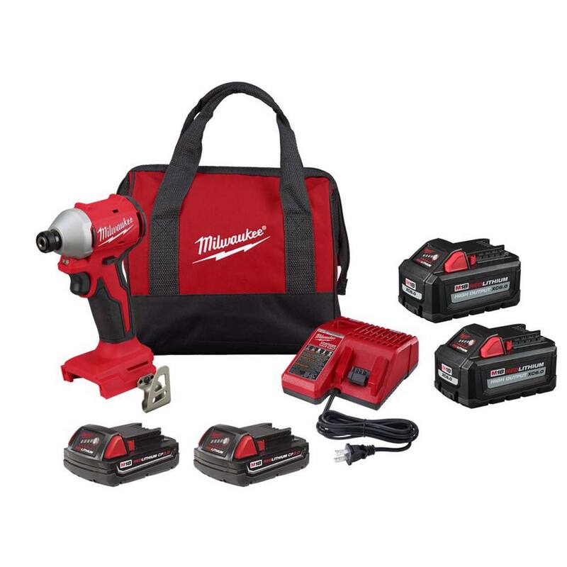 18-Volt Lithium-Ion Brushless Cordless 1/4 in. Impact Driver Kit W3603