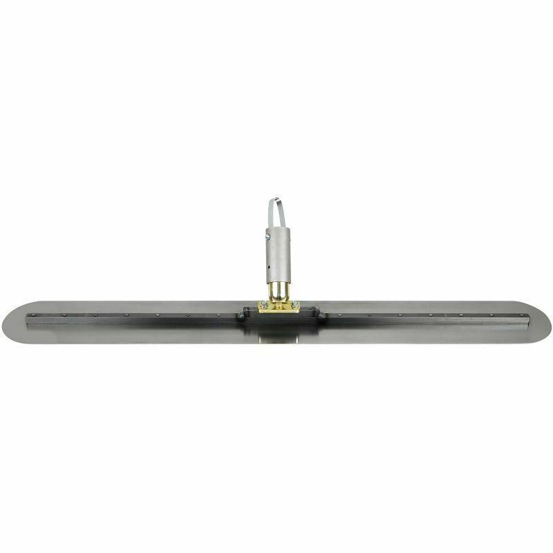 24x22 Carbon Steel Concrete Fresno Trowel with Ultra-Twist Bracket N1680