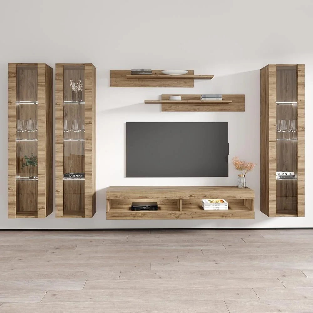 Oak Entertainment Center R88950