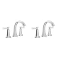 8 in. Widespread Double Handle Bathroom Faucet Polished Chrome 2-Pack V175