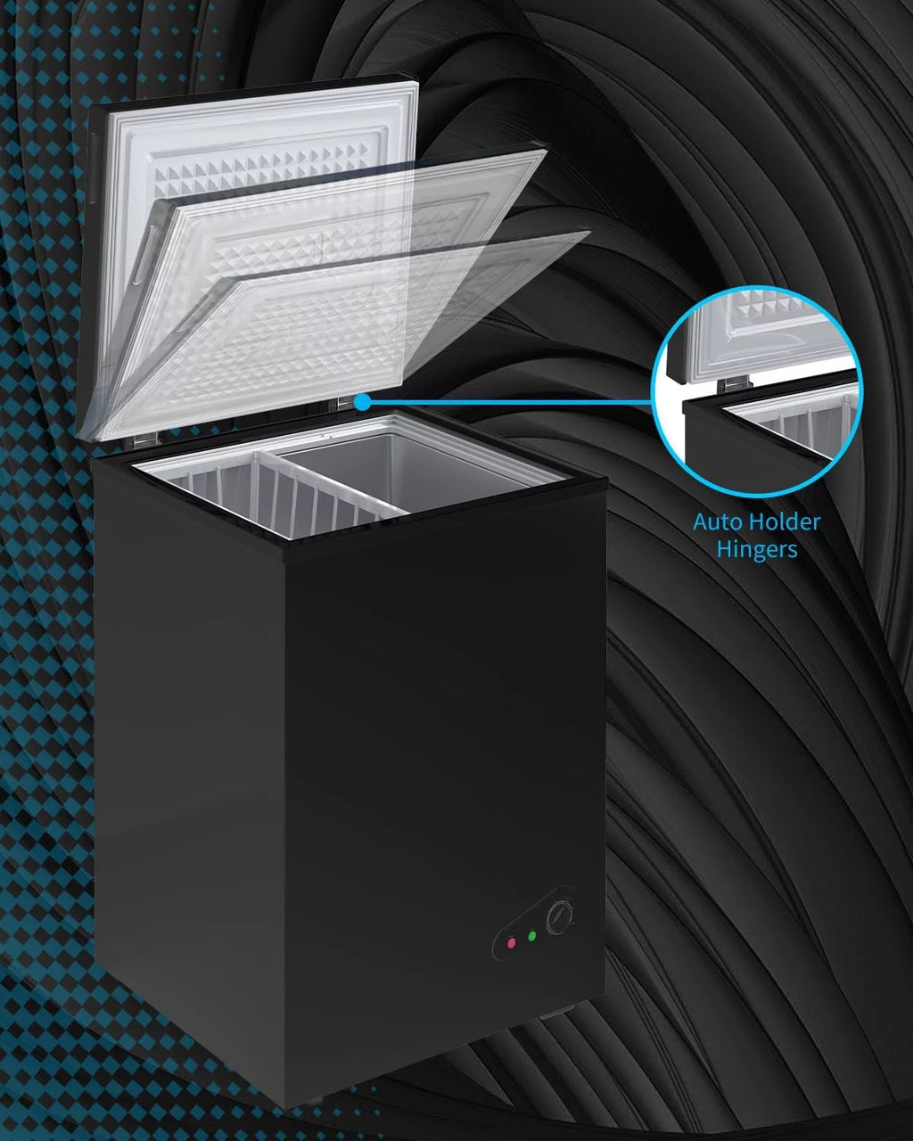 Black 4.8 Cu ft Chest Freezer A38027
