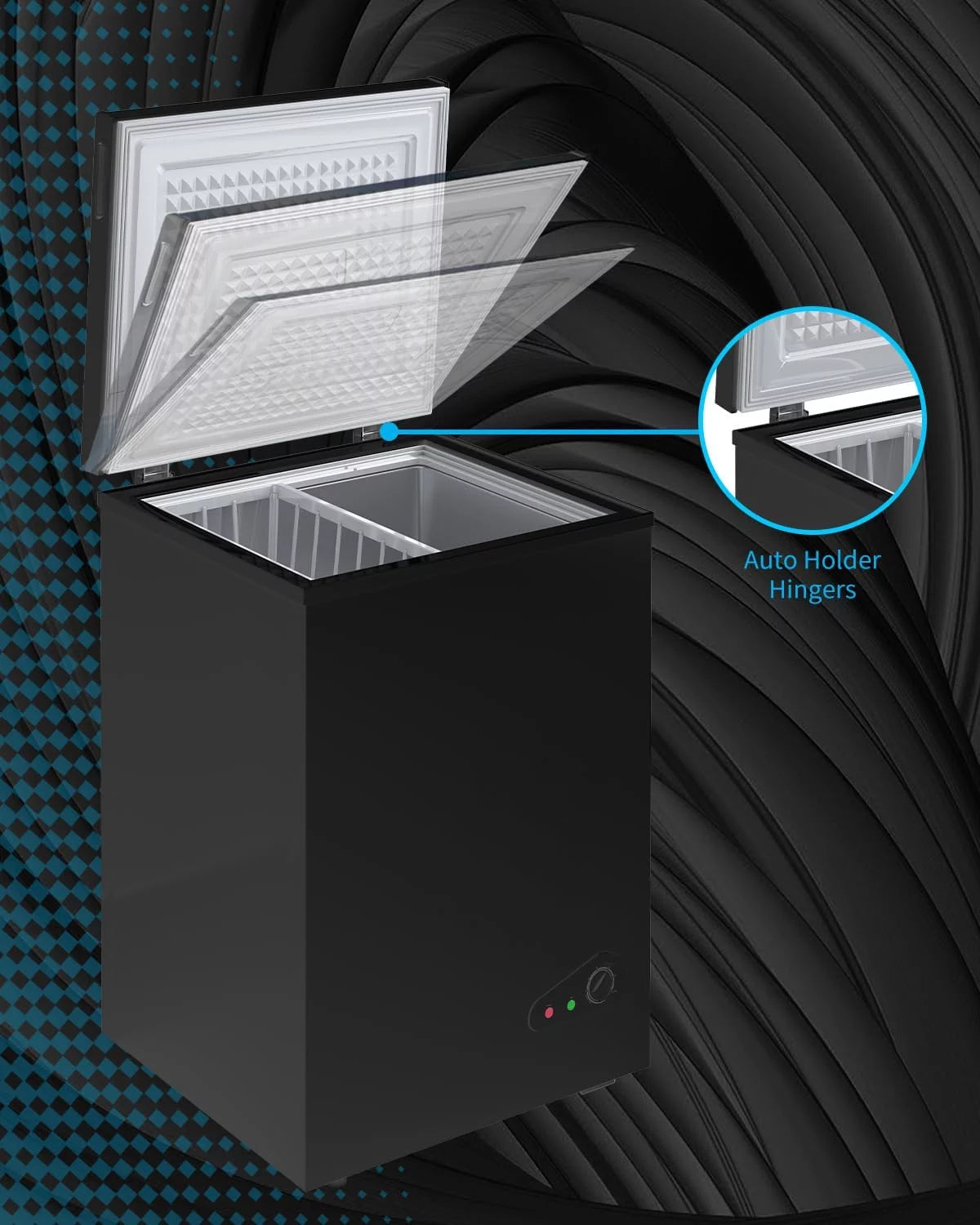 Black 4.8 Cu ft Chest Freezer A38027