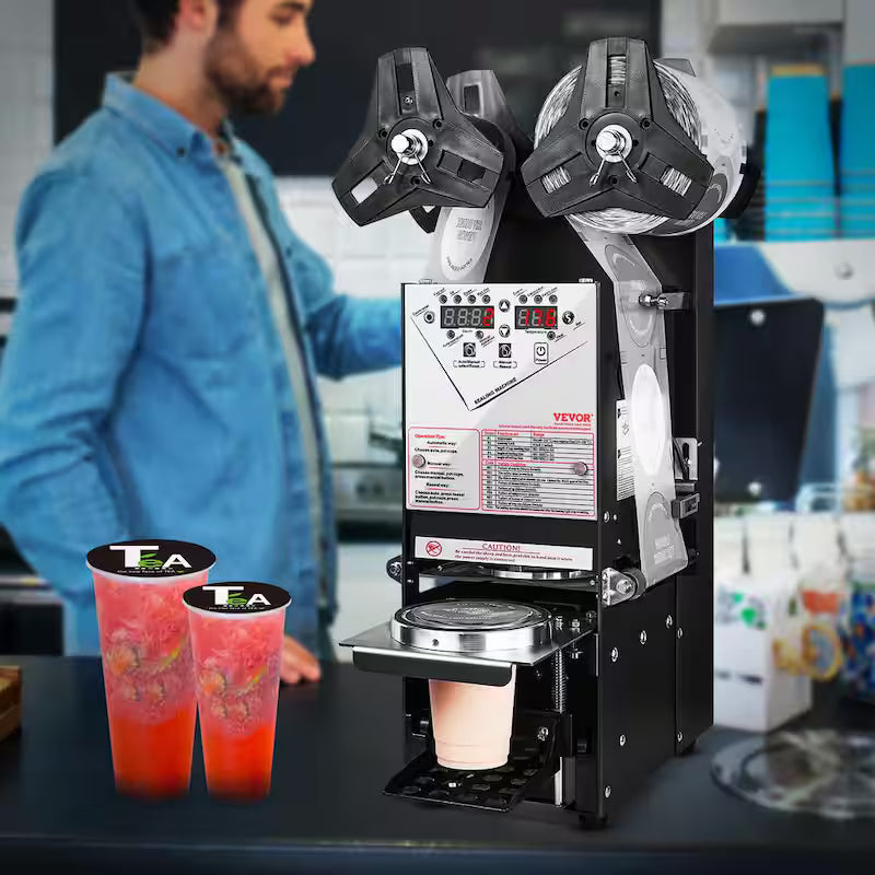 500-650 Cups Automatic Cup Vacuum Sealer with LCD Panel K401454