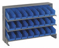 Bench Pick Rack, 24 Bins, Blue Z21229