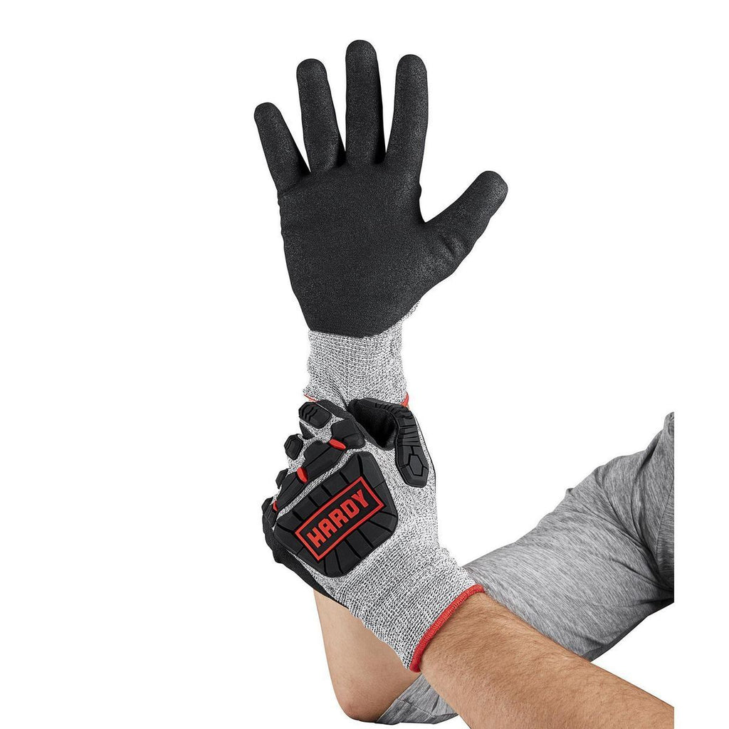 Nitrile-Dipped Impact Protection Work Gloves, X-Large Z731