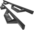 Sidewinder Running Boards for Chevy Colorado GMC Canyon Crew Cab 4" Drop Side Steps Nerf Bars Rock Slider Pickup Truck Fine Texture Black Off-Road Accessories (2pcs) O30486