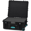 Black Wheeled Hard Case with Cubed Foam E1186