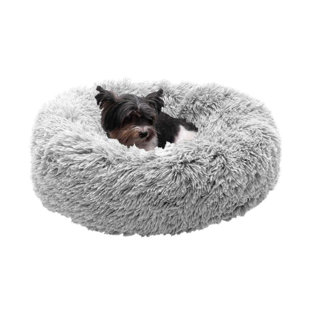 Long Fur Donut Dog Bed L433