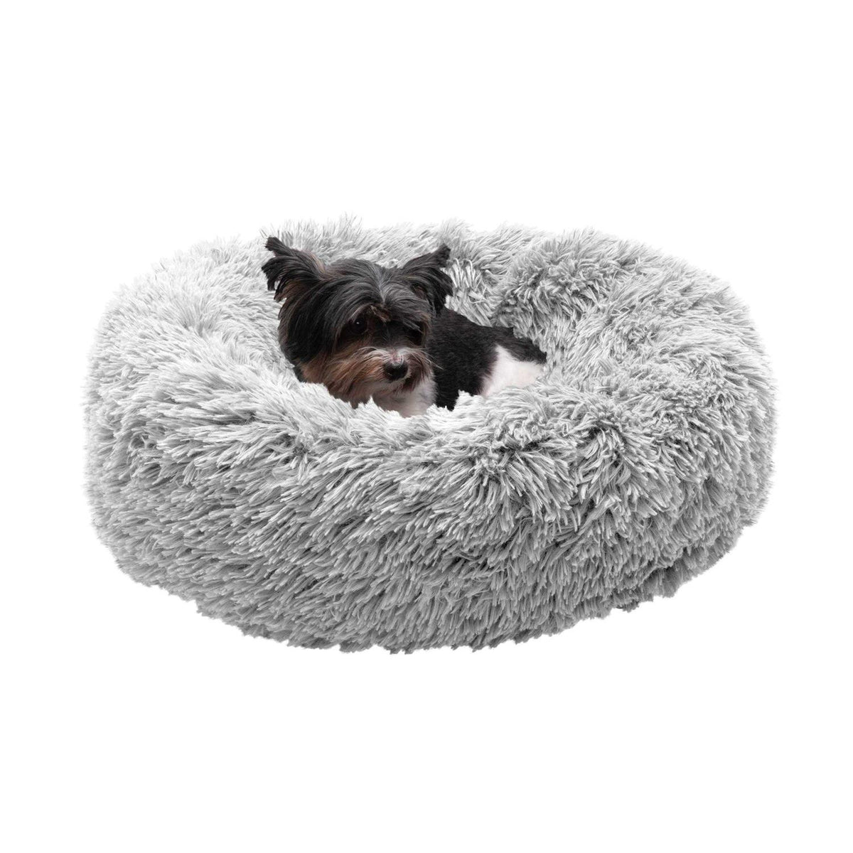 Long Fur Donut Dog Bed L433