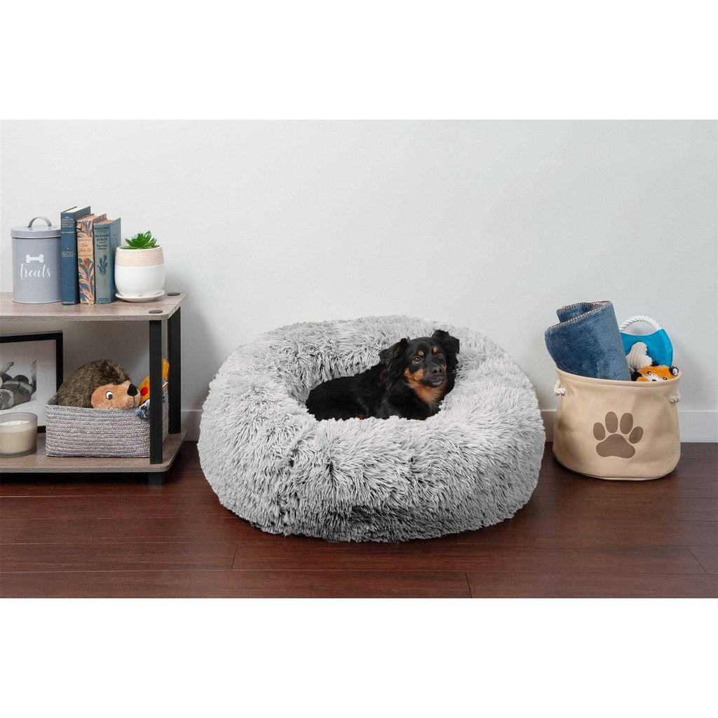 Long Fur Donut Dog Bed L433
