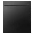 Black Stainless Steel 24 in. Compact Dishwasher with 2 Racks O69218