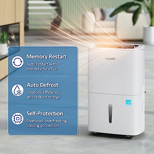 120 Pints Energy Star Home Dehumidifier with Drain Hose V9267