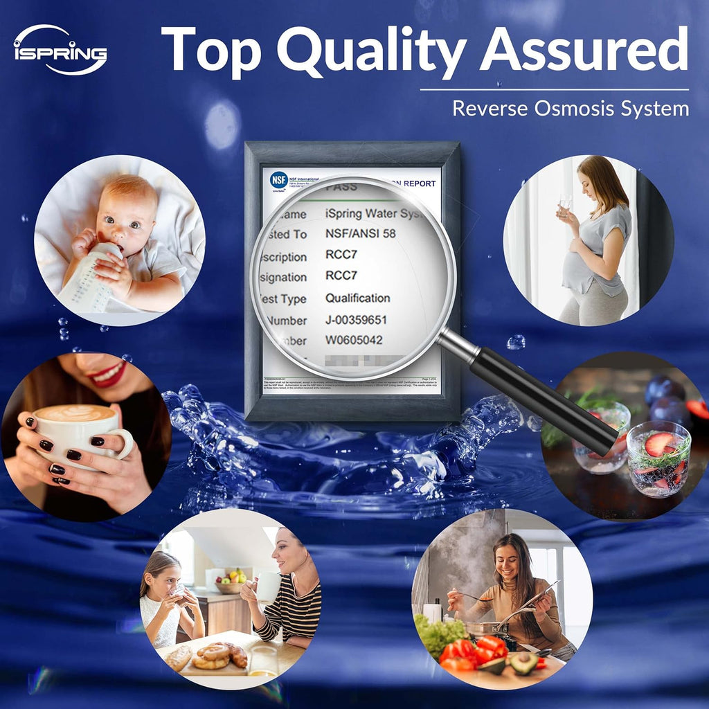 NSF Certified 5-Stage Reverse Osmosis Drinking Filtration System T3950