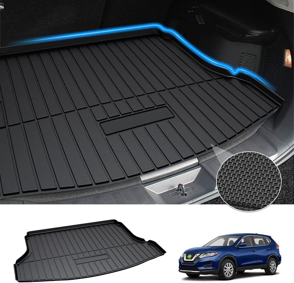 Custom Fit Cargo Liner Trunk Mat for Nissan Rogue 2014-2020 T32, Pack of 2 S120866