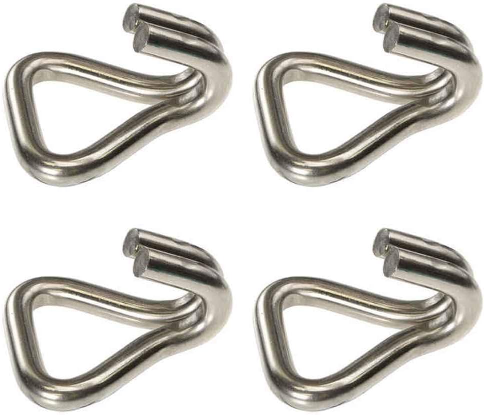 2 Double J Stainless Steel Wire Hook 4 Pack C4704