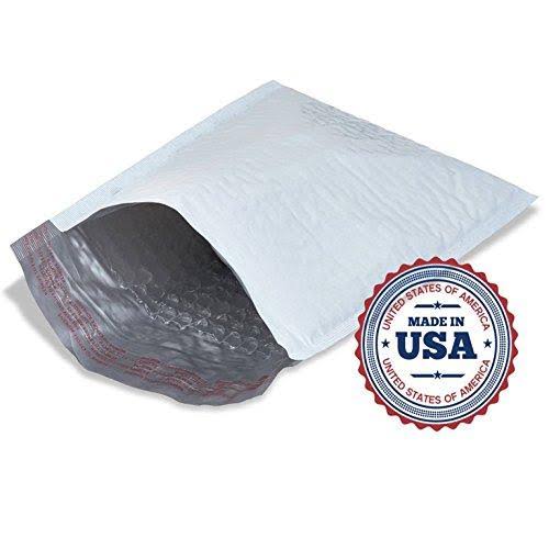 Poly Bubble Mailers 8.5x12 Inches Padded Envelope Pack of 100 Q698346