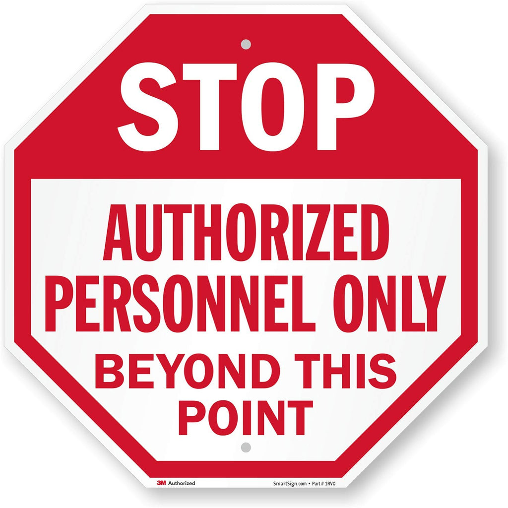 18" x 18" Reflective Aluminum Sign Pack of 2 C49538