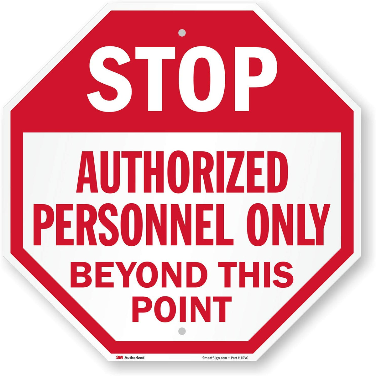 18" x 18" Reflective Aluminum Sign Pack of 2 C49538