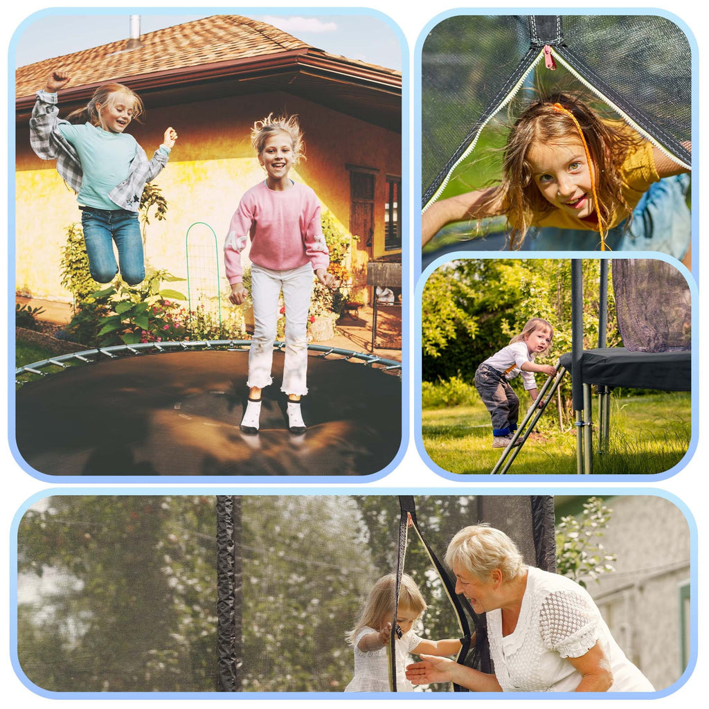 8ft Trampoline with 360 Safety Enclosure F92867