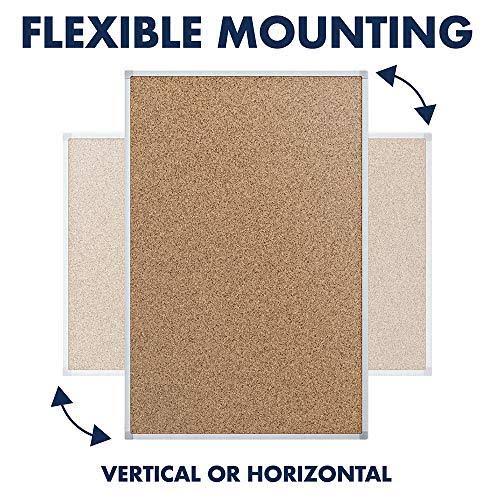 96 x 48 Cork Bulletin Board with Aluminum Frame H76145