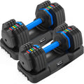 55 lb Adjustable Dumbbell with Tray T1167