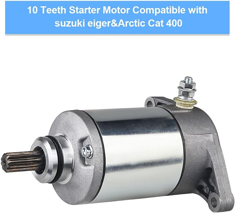 Starter Compatible with Suzuki Eiger 400 Arctic Cat LT-A400 LT-F400 2002-2007 Pack of 2 V47894
