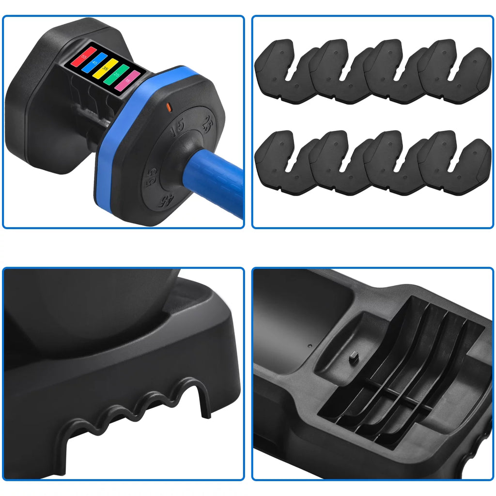 55 lb Adjustable Dumbbell with Tray T1167
