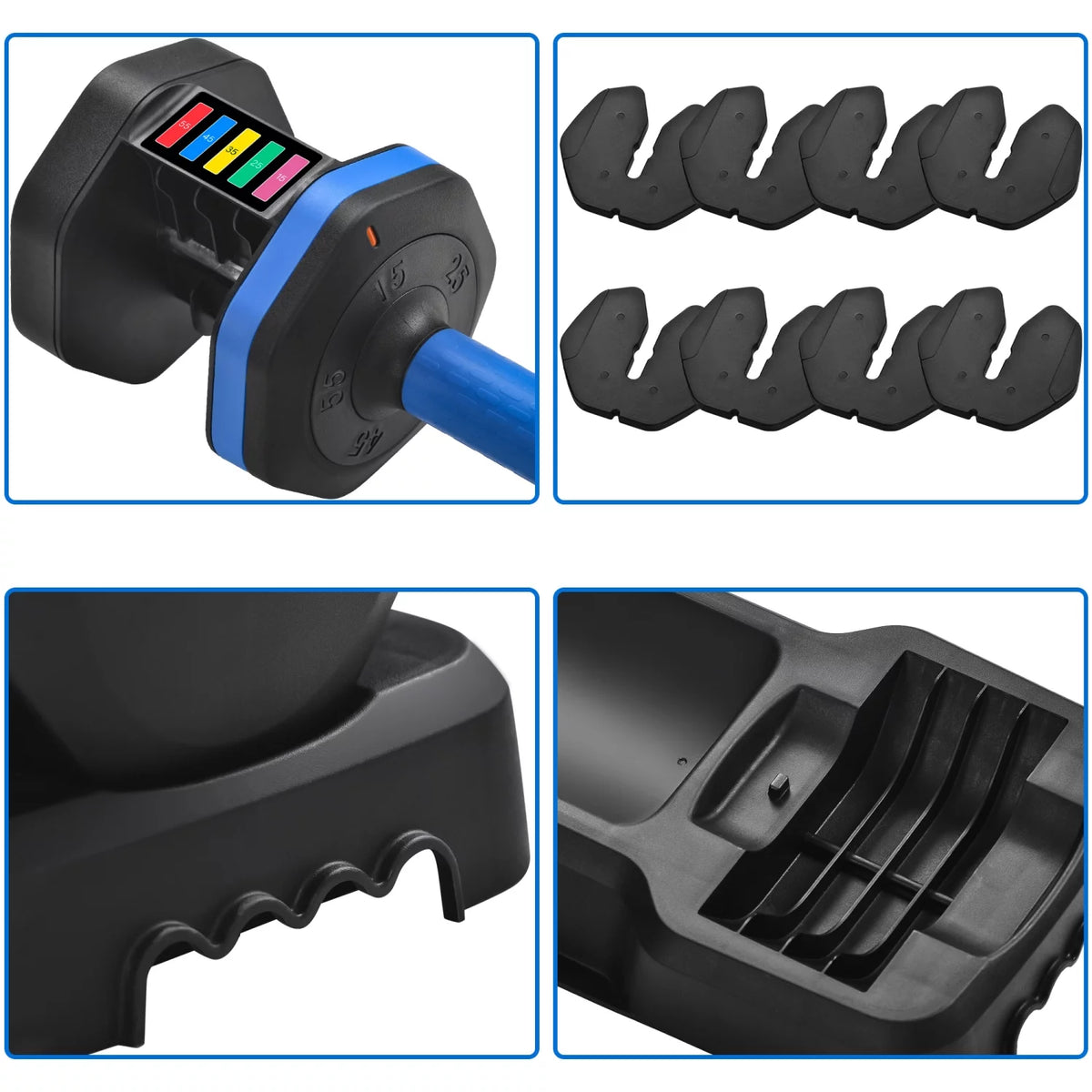 55 lb Adjustable Dumbbell with Tray T1167