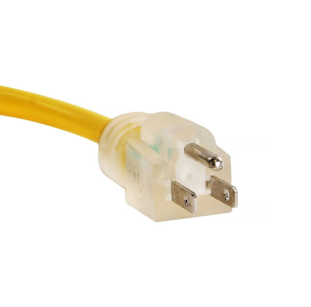 Heavy-Duty Extension Cord, 200 ft, Yellow R74719