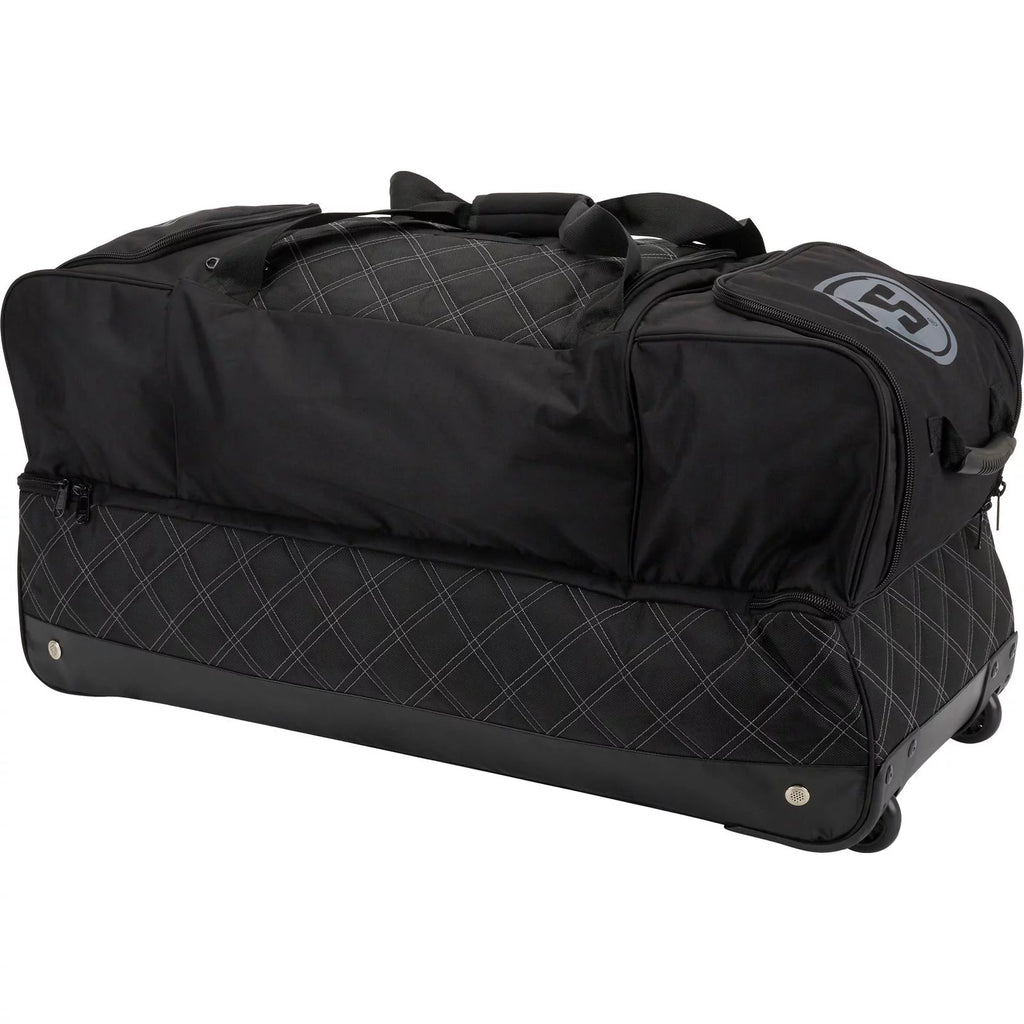 Large Multi-Compartment Nylon Travel Gear Bag with Wheels C54565