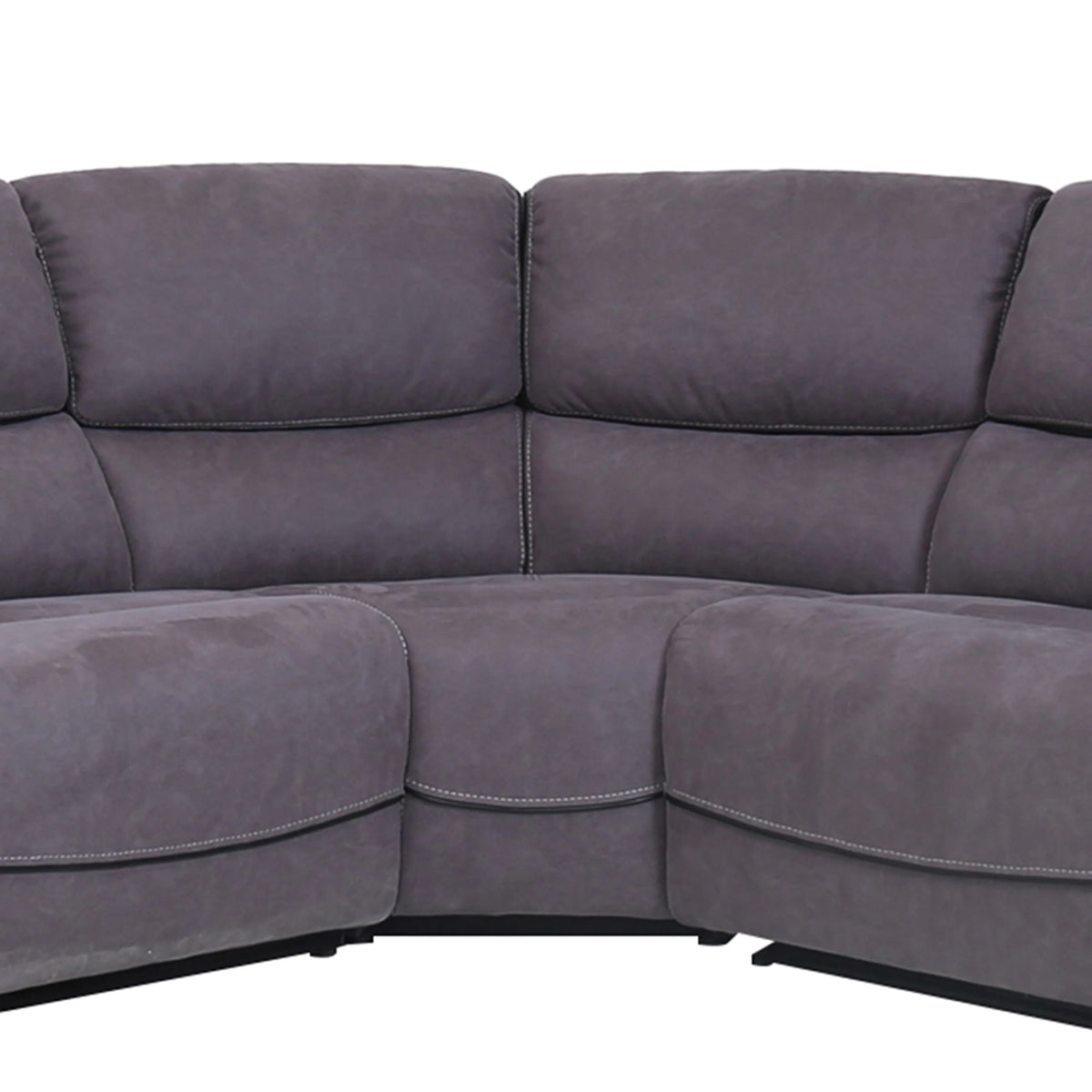 Gray Fabric Power Reclining Sectional D554365