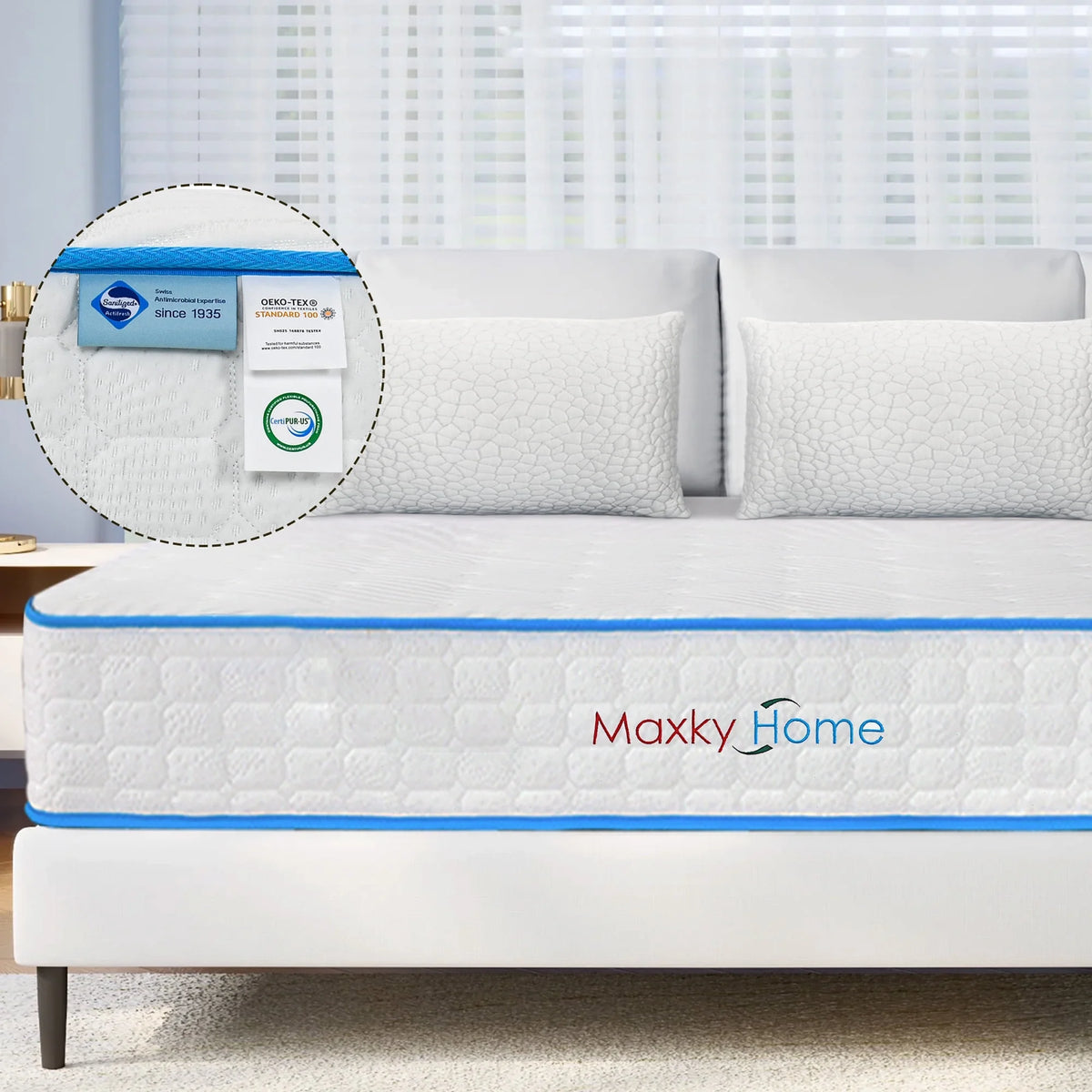 Queen Gel Memory Foam Hybrid Mattress B39450