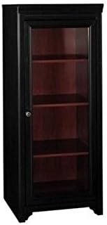 Audio Cabinet with 2 Adjustable Shelves in Antique Black N524