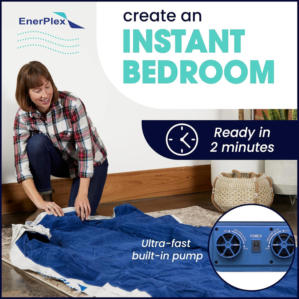Queen Air Mattress with Built-in Dual Pump X298104