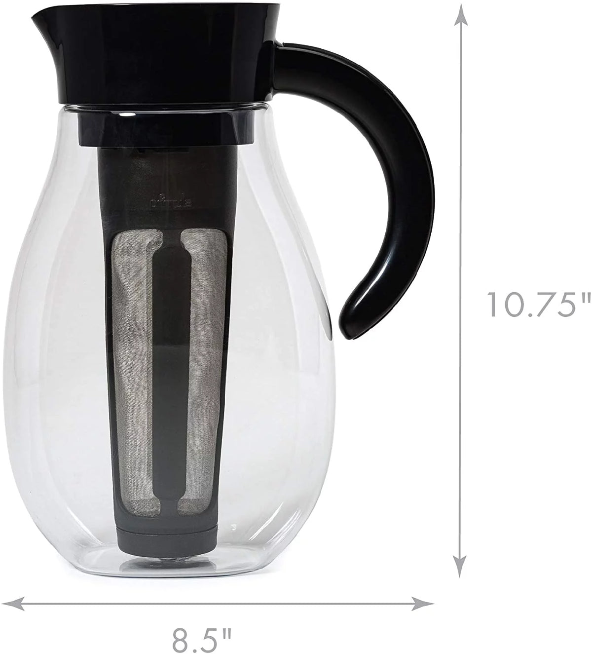 Airtight Cold Brew Coffee or Iced Tea Maker 2.7 Quart Black L2144