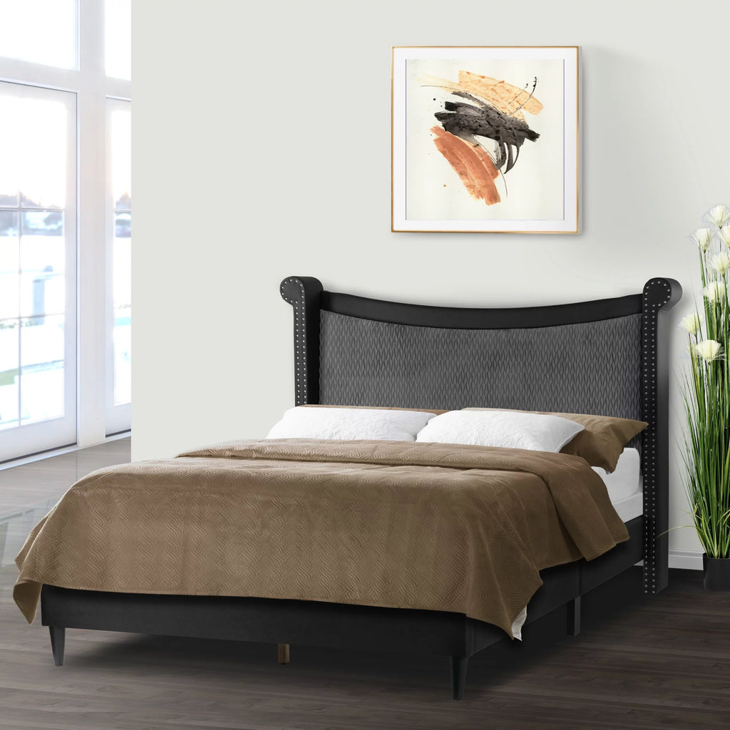 Black Queen Bed G7818
