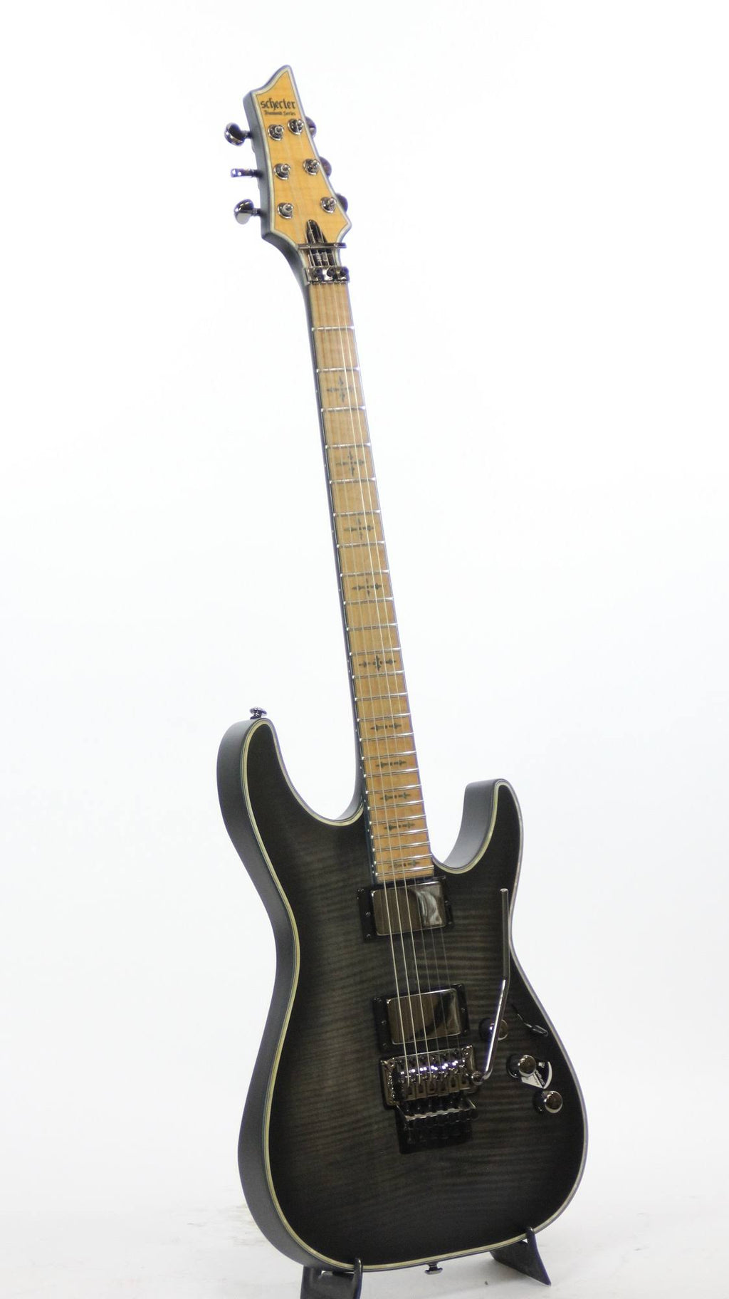 See-Thru Black Satin Electric Guitar H185