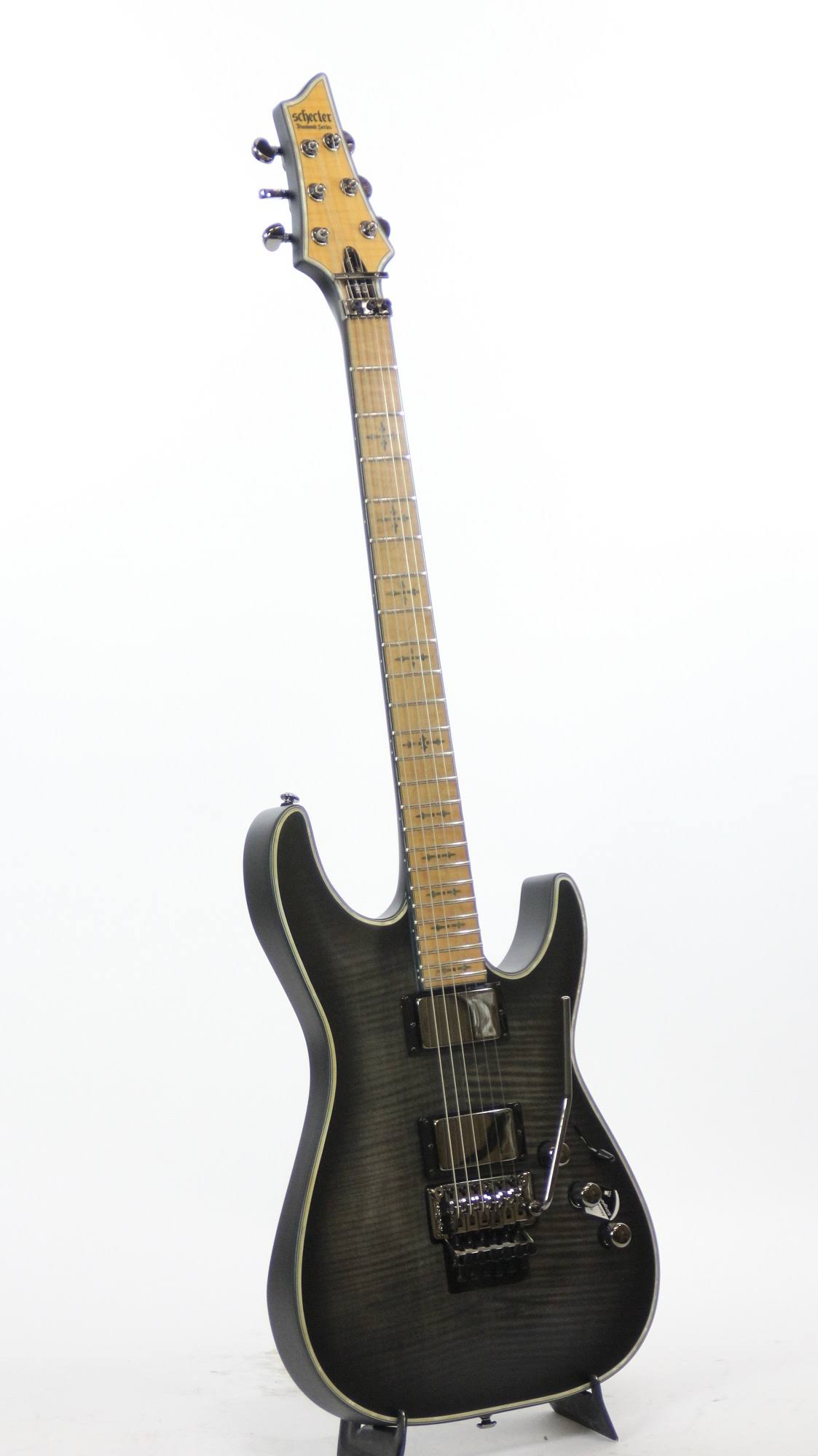 See-Thru Black Satin Electric Guitar H185