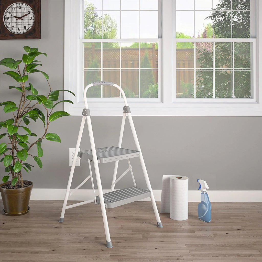 2-Step Folding Step Stool with Resin Steps K599522