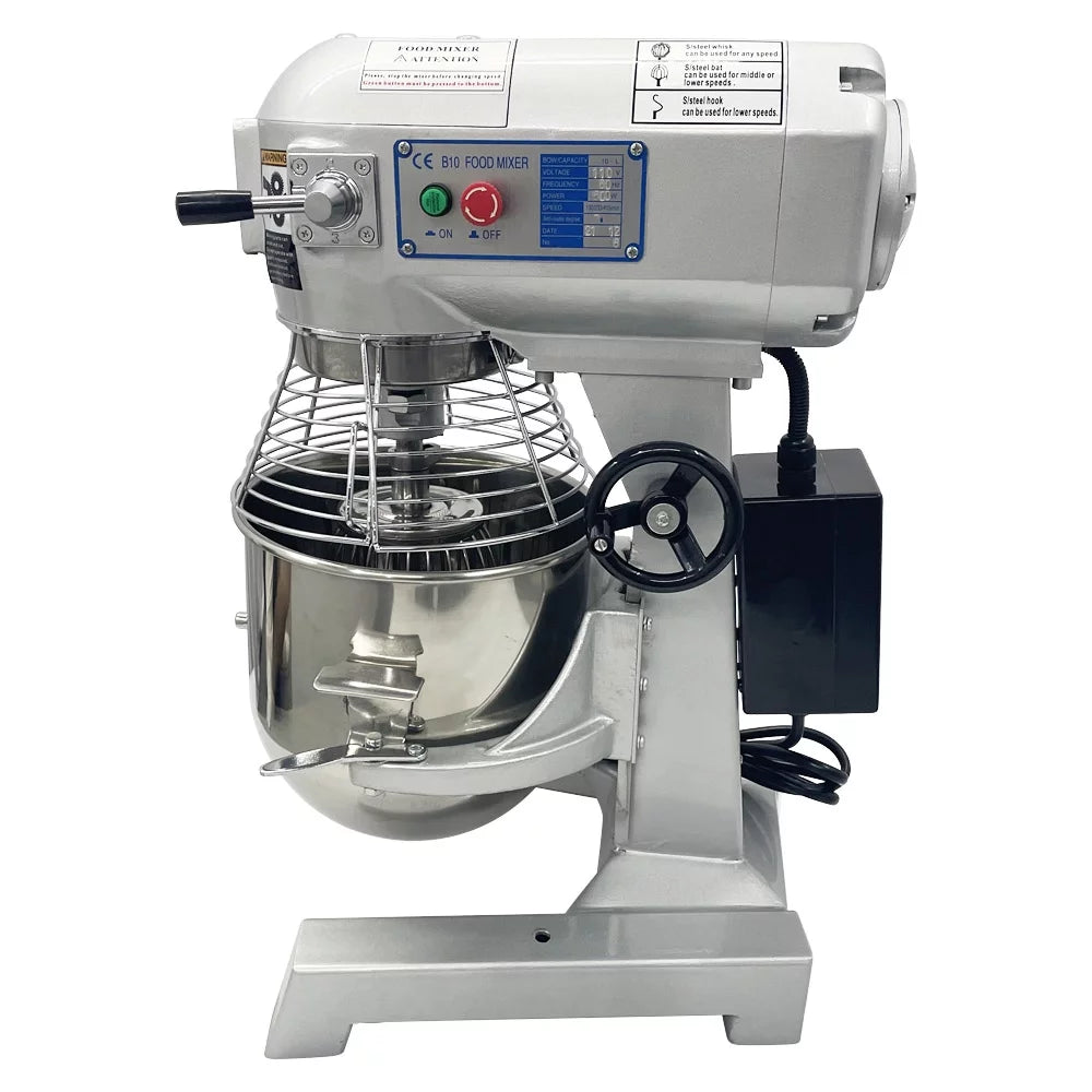 Commercial Dough Mixer 11Qt 3 Speed Stainless Steel J8489
