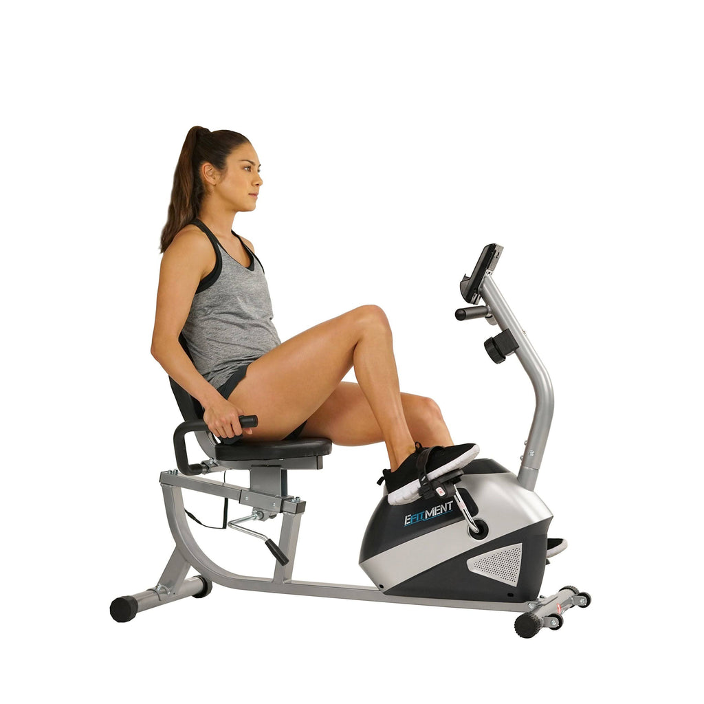 Magnetic Recumbent Exercise Bike with LCD Monitor U8802
