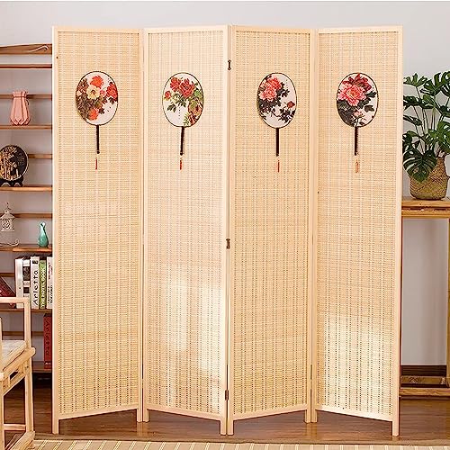 4 Panel Folding Room Divider Screen H9284