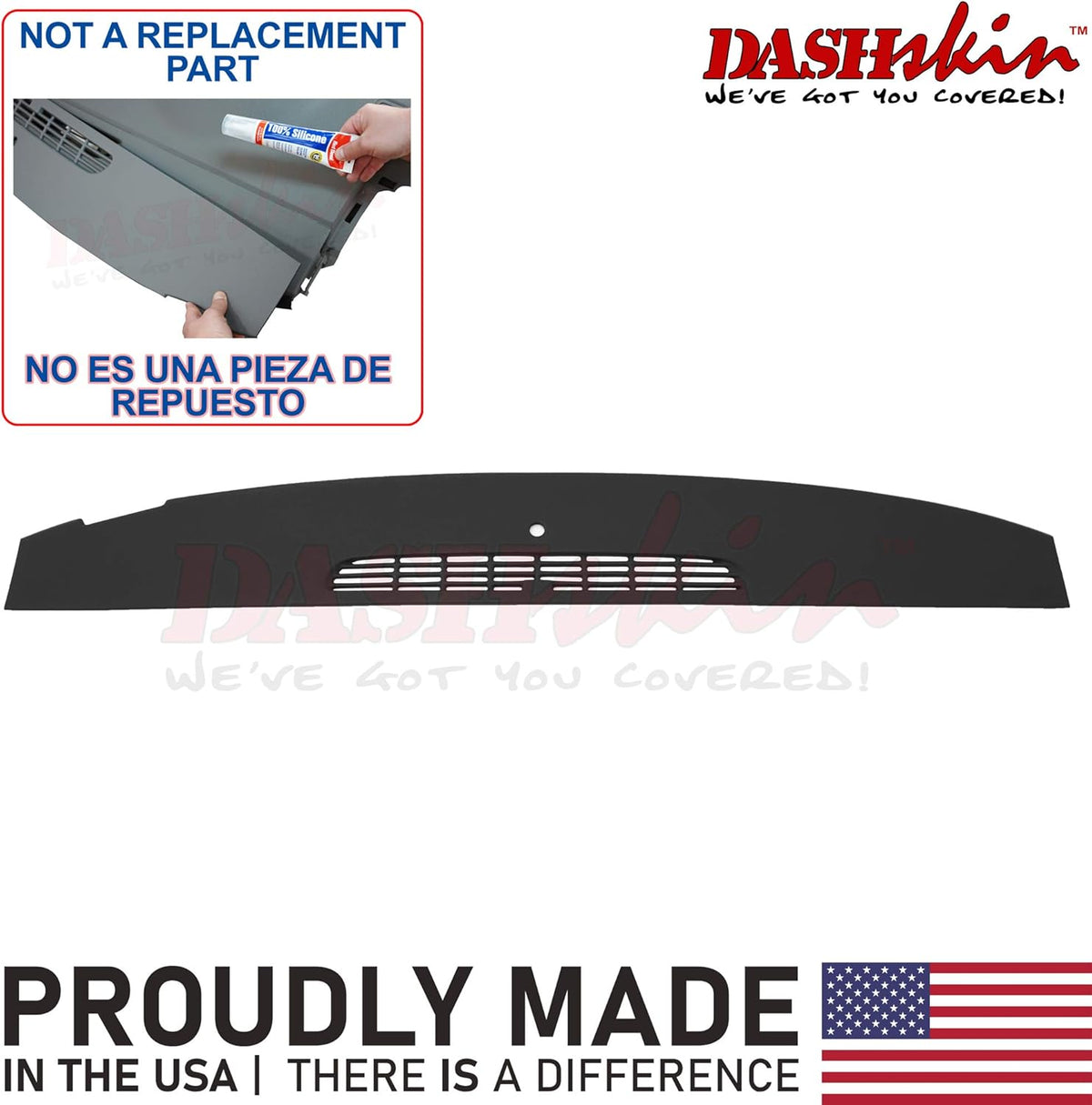 Molded Defrost Dash Cover for GM SUVs & Pickups in Cocoa E177