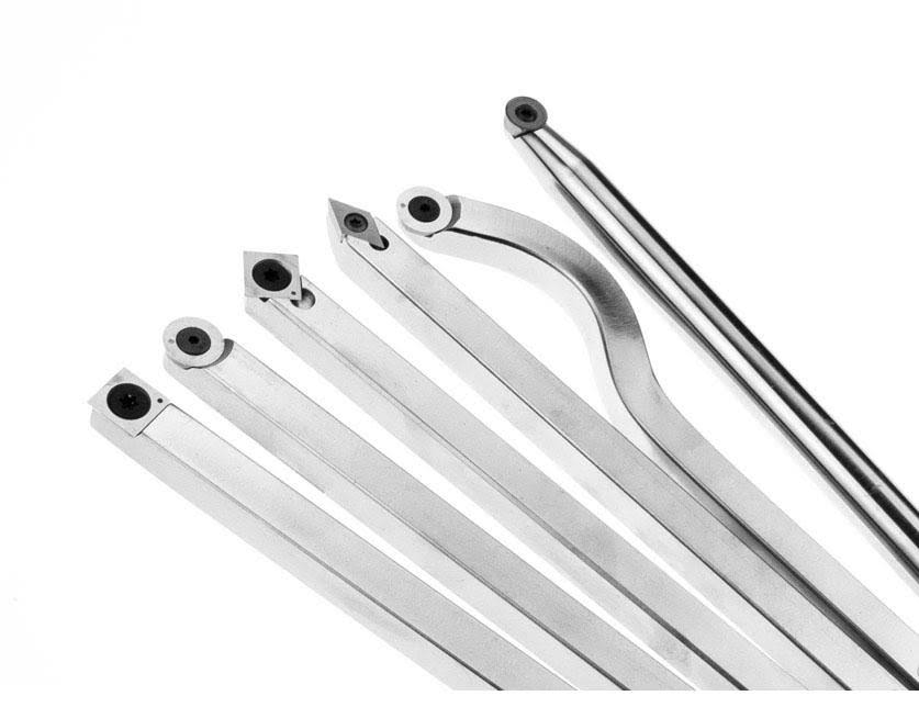 6 Tool Set of Carbide Wood Lathe Tools with 5 Handles P865