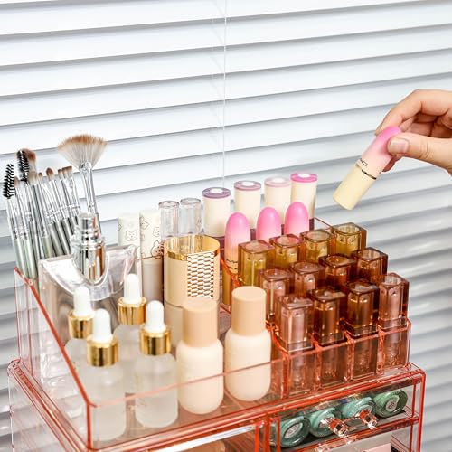 Clear Acrylic 10 Drawer Makeup Storage Organizer O846719