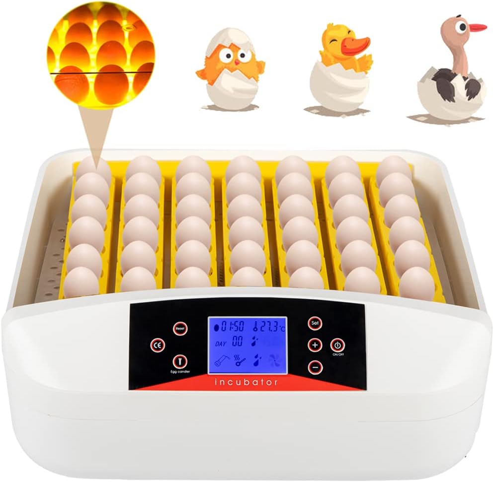 55 Egg Capacity Incubator with Automatic Egg Turning and Temperature Control Z9028