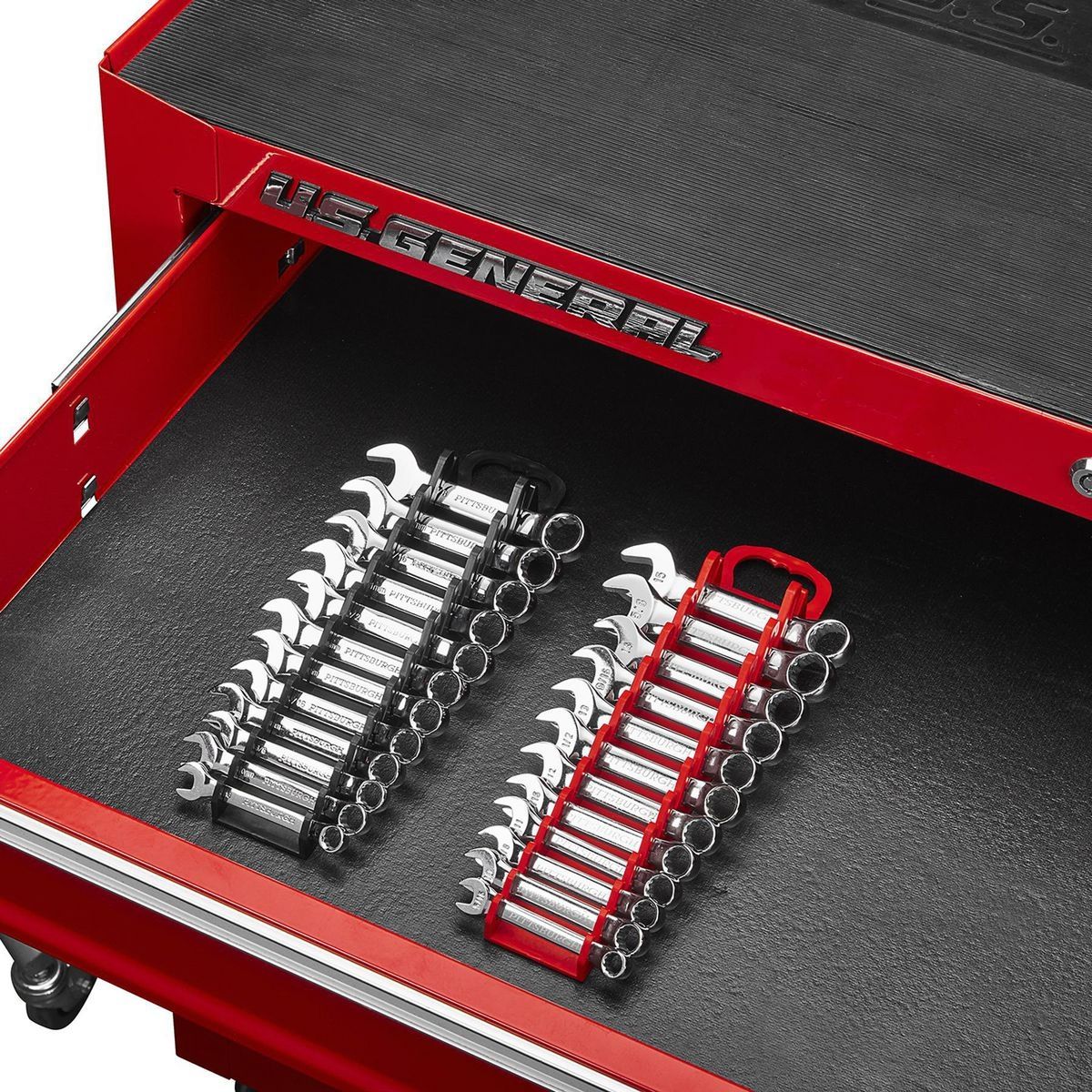 12 Slot Stubby Wrench Organizer, 2 Piece U265422