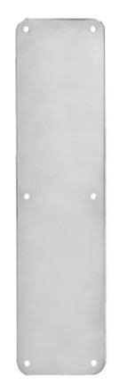 Polished Chrome Self-Adhesive Push Plate O52992